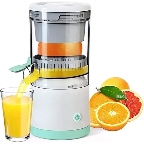 Presse-agrumes électrique, presse-agrumes pour oranges, mandarines, pommes et pamplemousses, presse-agrumes électrique automatique (1/5)