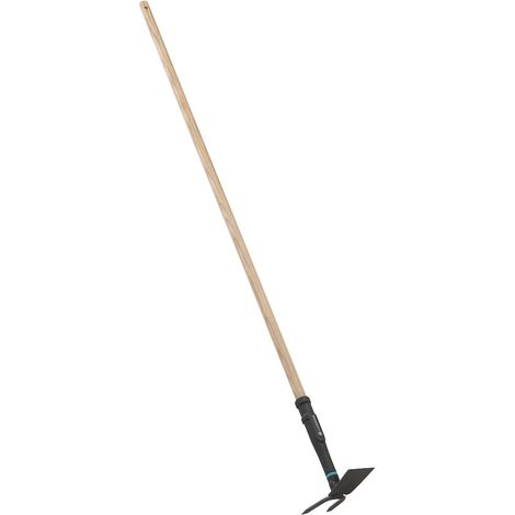 Zappa PureLine – 7,5 cm – Lama dritta + 2 denti – Manico in legno 100% certificato FSC GARDENA
