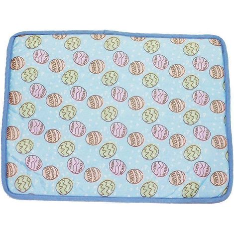 Tapis rafraîchissant pour animaux de compagnie, soie glacée, coussin dissipateur de chaleur pour sièges de voiture et lits en été (1/5)
