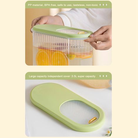Distributeur de boissons grande capacité, de qualité alimentaire, avec robinet et cuve froide étanche et résistante aux fuites, pour la maison