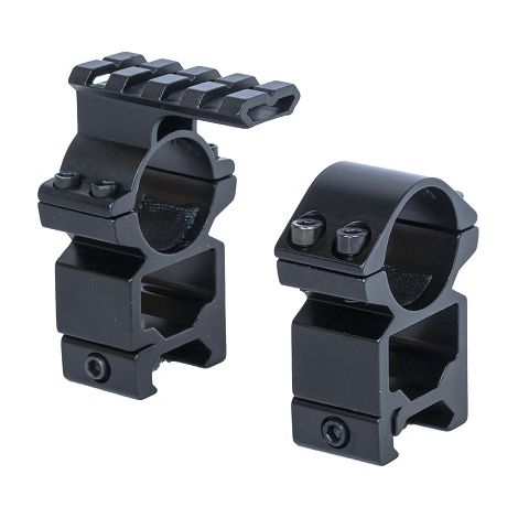 Monturas Altura Media  para vistores con tubo de Ø25 Mm  incluye Rail Weaver Superior - P/ 21 Mm (Weaver O Picatiny)