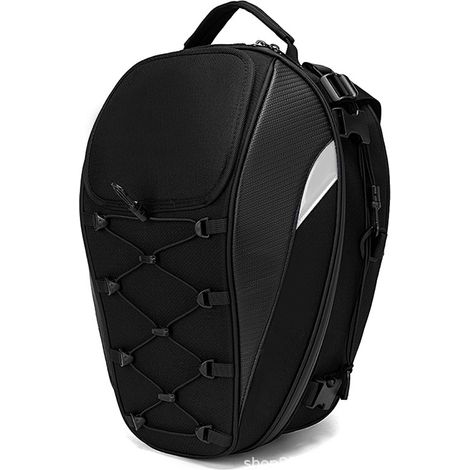 Bolsa impermeable doble uso para casco  Alforja trasera moto 30-40L  Kit herramientas  Bolsa asiento trasero y mochila conductor  Accesorios moto
