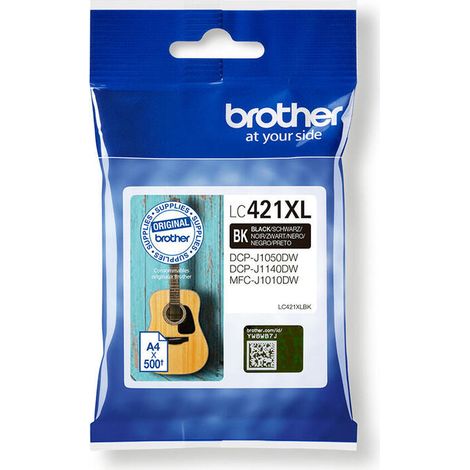 Cartucho de Tinta Original Brother LC421XL Alta Capacidad/ Negro (1/4)