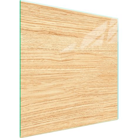 PIASTRA PROTETTIVA IN VETRO PER STUFA 50x52 LEGNA (1/5)