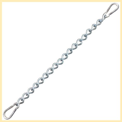 Chaîne avec Deux mousquetons, Fixation Variable pour hamac  jusqu'à 230 kg (Chaîne 66 cm)