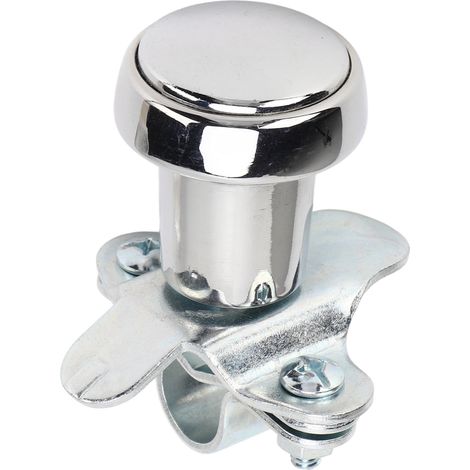 Boule d'aide au virage pour volant, chromée acier inoxydable, universelle 70108 (1/5)
