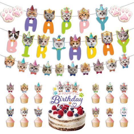 Fête des animaux Decoration Anniversaire,Service de table d'anniversaire sur le thème des Animal,Fête Assiettes en carton Serviette (1/5)