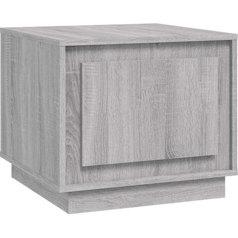 Mesa de centro madera contrachapada gris Sonoma 51x50x44 cm vidaXL (1/5)