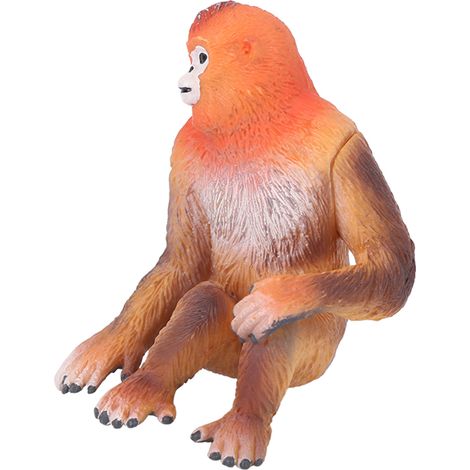 Modèle de singe doré réaliste, décoration de bureau, jouet pour enfants (1/5)