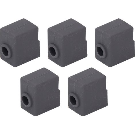 Lot de 5 protections en silicone élastiques pour bloc chauffant d'imprimante 3D Kobra 3 (1/5)