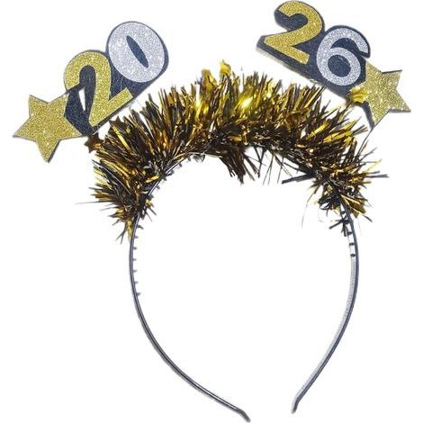 Accessori per capelli per il Capodanno: fasce comode, eleganti e morbide. Ideali per le feste del 2026. Per tutta la famiglia, uomini, donne e adulti – per celebrazioni e feste. (1/5)