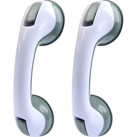 JSSEVN - 2pcs Bedroom Armrest, Bathroom Safety Grab Bar, Suction Cup Grab Bar, Mobile Grab Bar, Safety Grab Bar, Portable Shower Grab Bar, Grab Bar for Children and the Elderly (1/5)