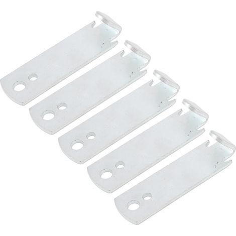 Fence wire twisting tool, 5 pieces, for T-post clips, steel fencing, agricultural repair hardware (1/5)