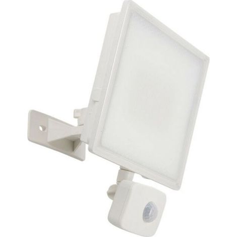 Projecteur mural LED blanc 50 W avec capteur de mouvement, 4200 lm, étanche IP65, idéal pour extérieur, allumage automatique, économie d’énergie (1/4)