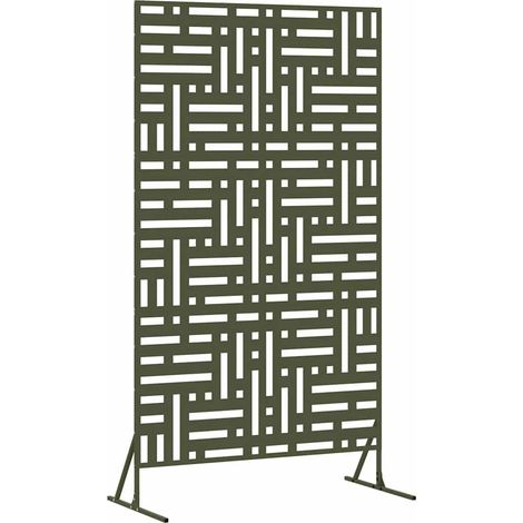 Maison Exclusive - Sichtschutz Oliv 100 x 50 x 180 cm Stahl