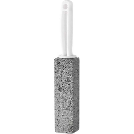 Brosse de nettoyage pour cuvette de toilettes, taches jaunes et saletés, brosse en pierre ponce -- (1/5)
