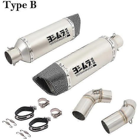 Silencieux d'échappement en fibre de carbone pour moto Ducati Monster 659, 696, 795, 1100, Hypermotard 796, 2008-2014, Db Kil (Type B) (1/5)