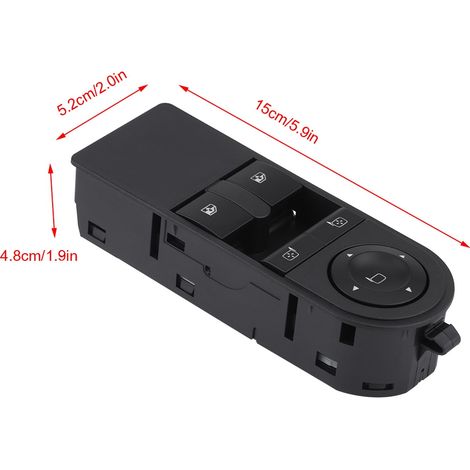 Hauptschalter für elektrische Fensterheber für Vauxhall Astra 2005-2010, Bedienknopf 13228706 (1/5)