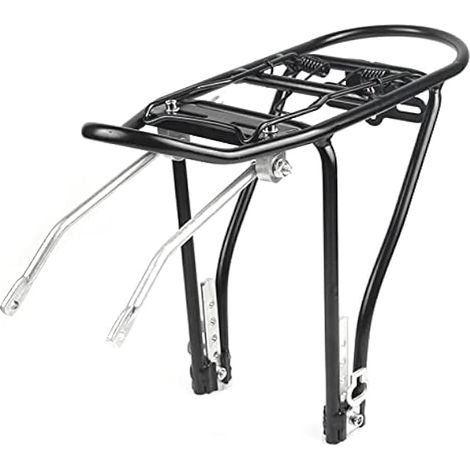 Porte-Bagages de vélo avec Rabat à Ressort 20 Roues Pliantes - Plateau en Alliage d'aluminium pour pièces de Rangement de vélo Pliables (1/5)