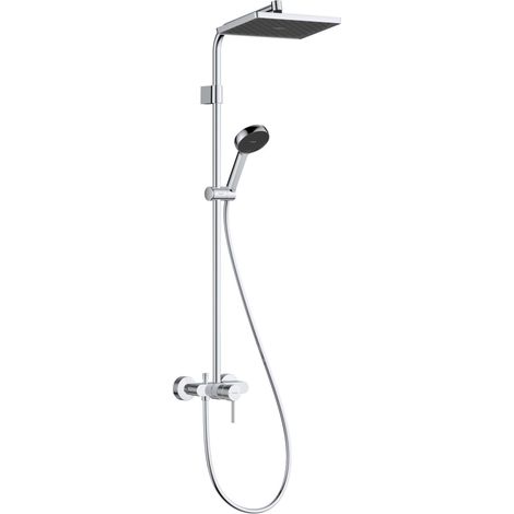 hansgrohe Activera Q Showerpipe 290/180 1jet, EcoSmart, avec (1/2)