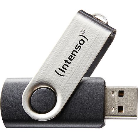 Memoria USB INTENSO 3503470 16 GB Llavero Negro Negro/Plateado DDR3 SDRAM (1/3)