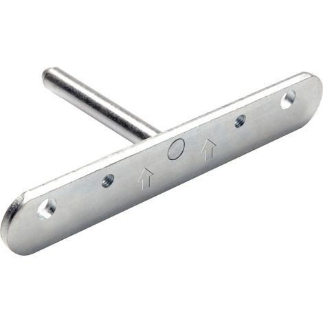 Befestigungsplatte Triade Maxi/XXL, Bohrtiefe 60 mm, Stahl verzinkt (1/5)