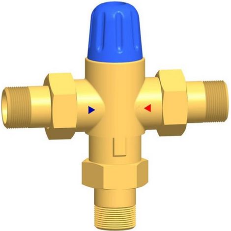 Paw 56311 - DHW Mixing Valve - Threaded connection with wire. ext. 3/4"