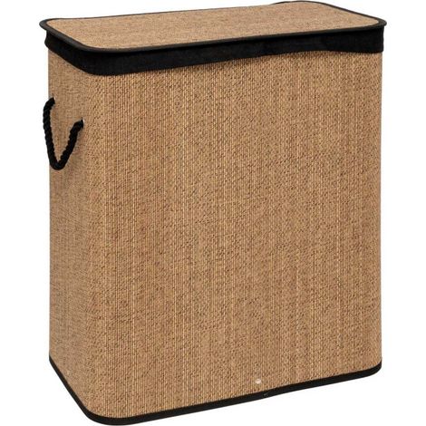 Panier à Linge en Bambou "Tony" 100L Naturel (1/5)