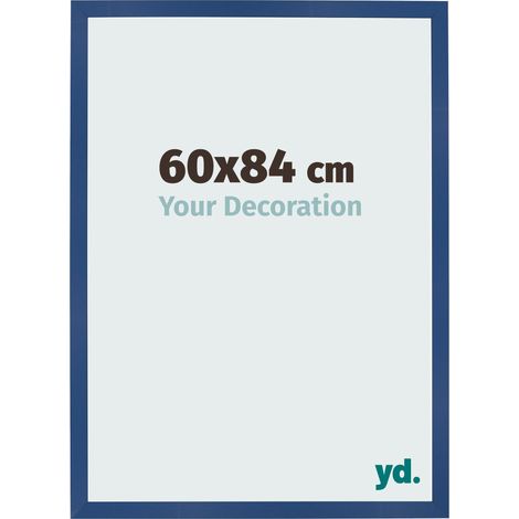 yd. - Cadre photo 60x84 - Bleu Fonce - MDF - Bologna (1/5)