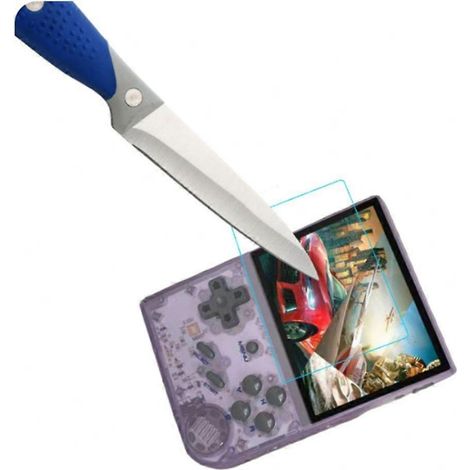 Protection d'écran tactile en verre trempé 9H pour console de jeux RG35XX (1/4)