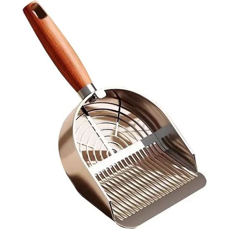 Pelle à litière pour chat de qualité supérieure Pelle à litière profonde pour chats de grande taille avec long manche Convient pour bac à litière pour chat Facile à ramasser et à jeter