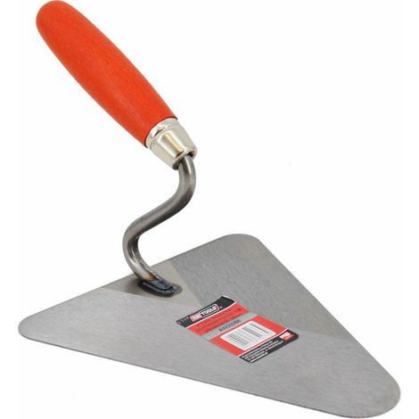 Maurerwerkzeug awtools triangular polished 180mm ergonomischer Holzgriff