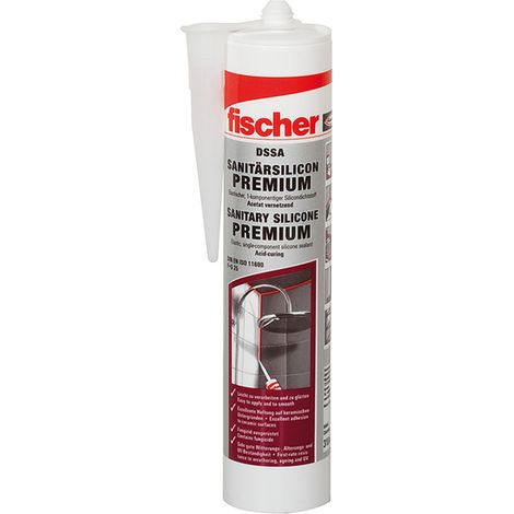 Fischer 1x silicone sanitario DSSA 310 ml bahama beige 53103 (1/3)