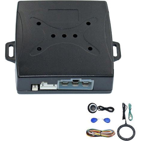Système d'alarme antivol durable avec système d'entrée sans clé passif 12 V CC pour freinage de sécurité. (1/3)