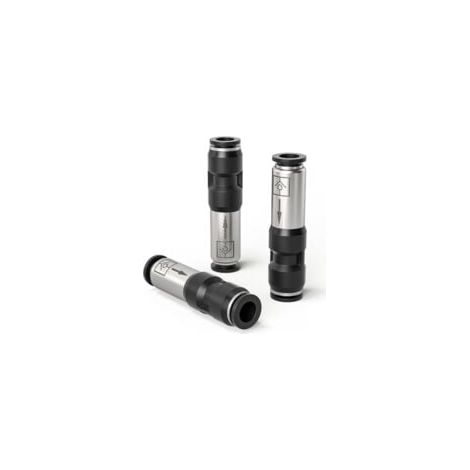 3 Pièces 6mm clapet anti - retour Pneumatic droit à sens unique pour connecter les évents d'air comprimé (1/5)