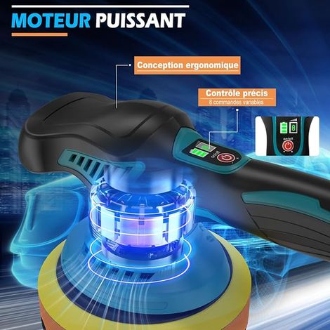 Car Polisher - Wireless Car Polisher Orbital Polisher for Car Maintenance, Polishing (1/4)
