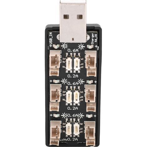 Lithium-Akku-Ladeplatine, 6 USB-Kanäle für 3,8 V, 4,35 V Hochspannungskomponenten (1/5)