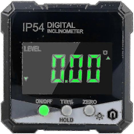 Rapporteur d'angle numérique avec écran LCD, inclinomètre magnétique, mesure d'angle numérique (1/4)