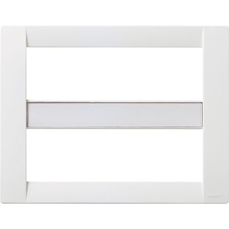 VIMAR - 16748.01 Plaque d'immatriculation classique 12M blanche
