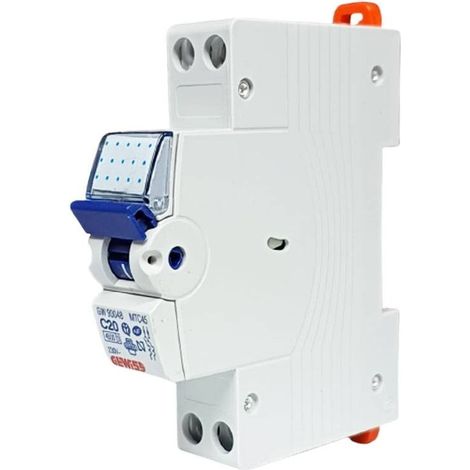 DISJON.MAGN.-THERM.COMP. 2P C20 4,5KA 1M GEWISS GW90048 (1/2)