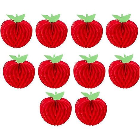 Guirlande de rubans décorative de Noël en forme de pomme (60 pièces) (1/5)