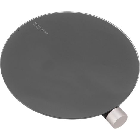 Schwarze smarte Küchenwaage, präzises Wiegen zum Backen, gehärtetes Glas, kleine Größe, für den Hausgebrauch, keine Batterien erforderlich. (1/5)