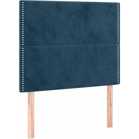 Maison Exclusive - Cabecero Terciopelo Azul Oscuro 100x5x118/128 (1/5)