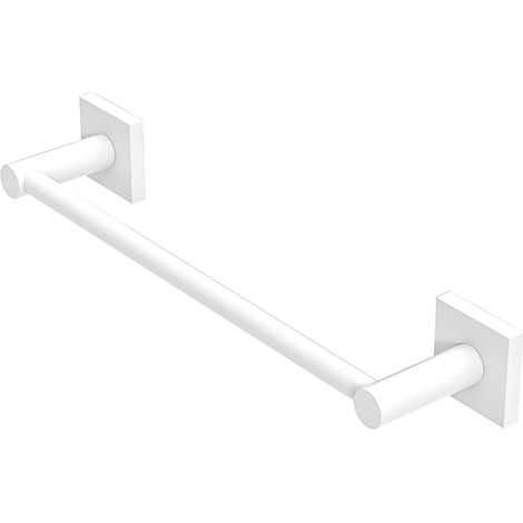 Porta asciugamani da muro 30 cm bianco in acciaio inox Sidera (1/3)