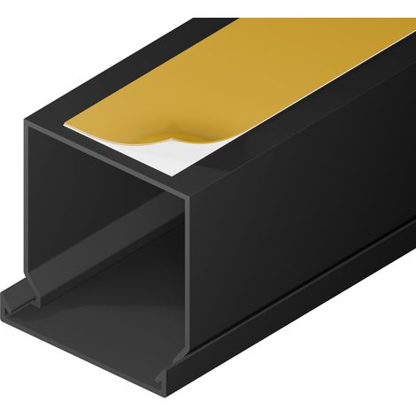 Goulotte électrique auto-adhésive 40х40 (2m) anthracite EDO777767 EDO Solutions Technic