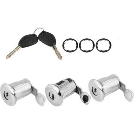 Odipie – Serrures de porte Citroën C1 – Ensemble cylindres serrure métal 252522 – Remplacement direct pour Partner Berlingo Xsara