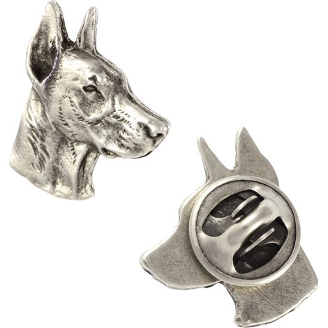 Doberman, Doberman I - broche chien dans une boîte cadeau, broche noble, épinglette par Art-Dog (1/5)