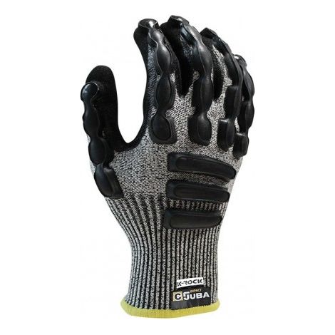 4550IM/9 GUANTE ANTI IMPACTO FIBRA K-ROCK RECUBIERTO NITRILO SANDY. - JUBA