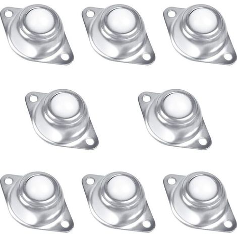 CSPARKV 8 PCS Roulette a Bille Roulement de Transfert Roulement Convoyeur Roulettes pour Meubles Roulette a Bille Nylon Roulettes à Billes de Transfert pour Convoyeur, Transmission, Meubles (1/5)