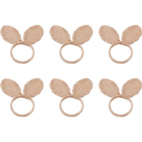 Ronds de serviette tissés à la main pour Pâques